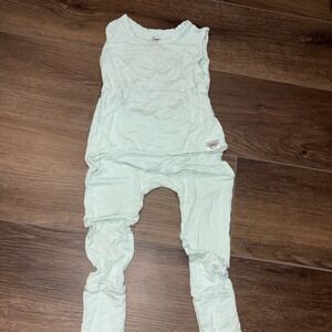 Ready Set Romper Bamboo outfit Mint Green 12-24 Months